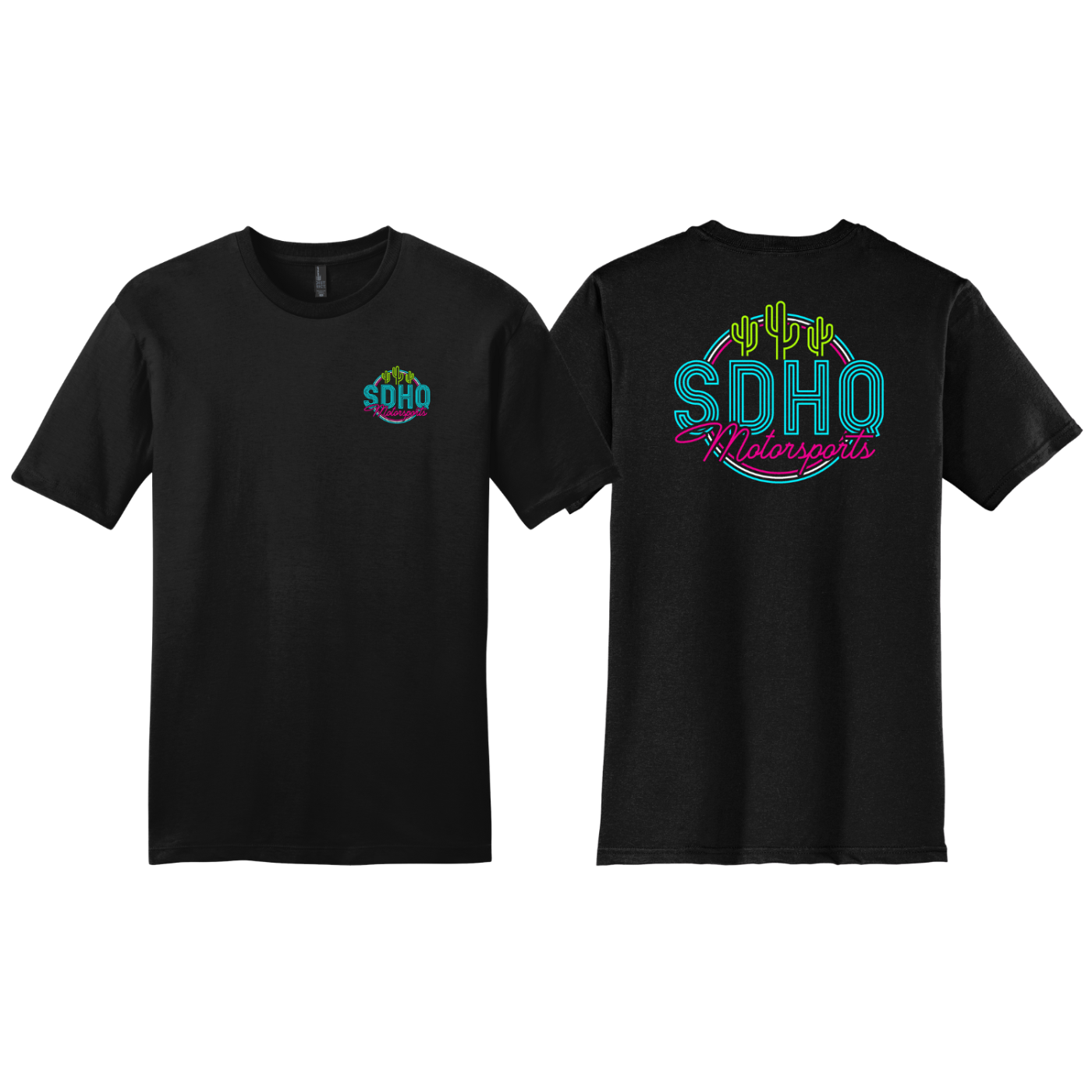 SDHQ Motorsports Neon Sign T-Shirt