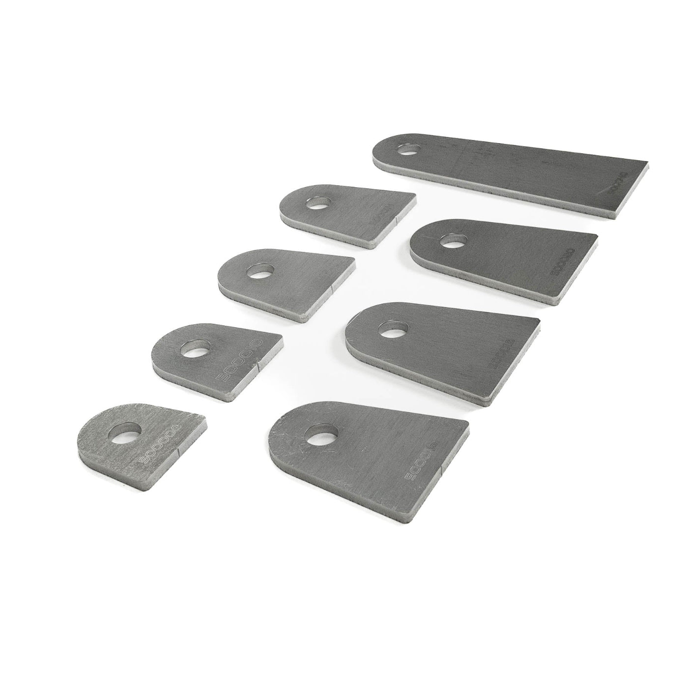 SDHQ Built Flat Tabs | 3/16" Thick, 1/2" Bolt Hole