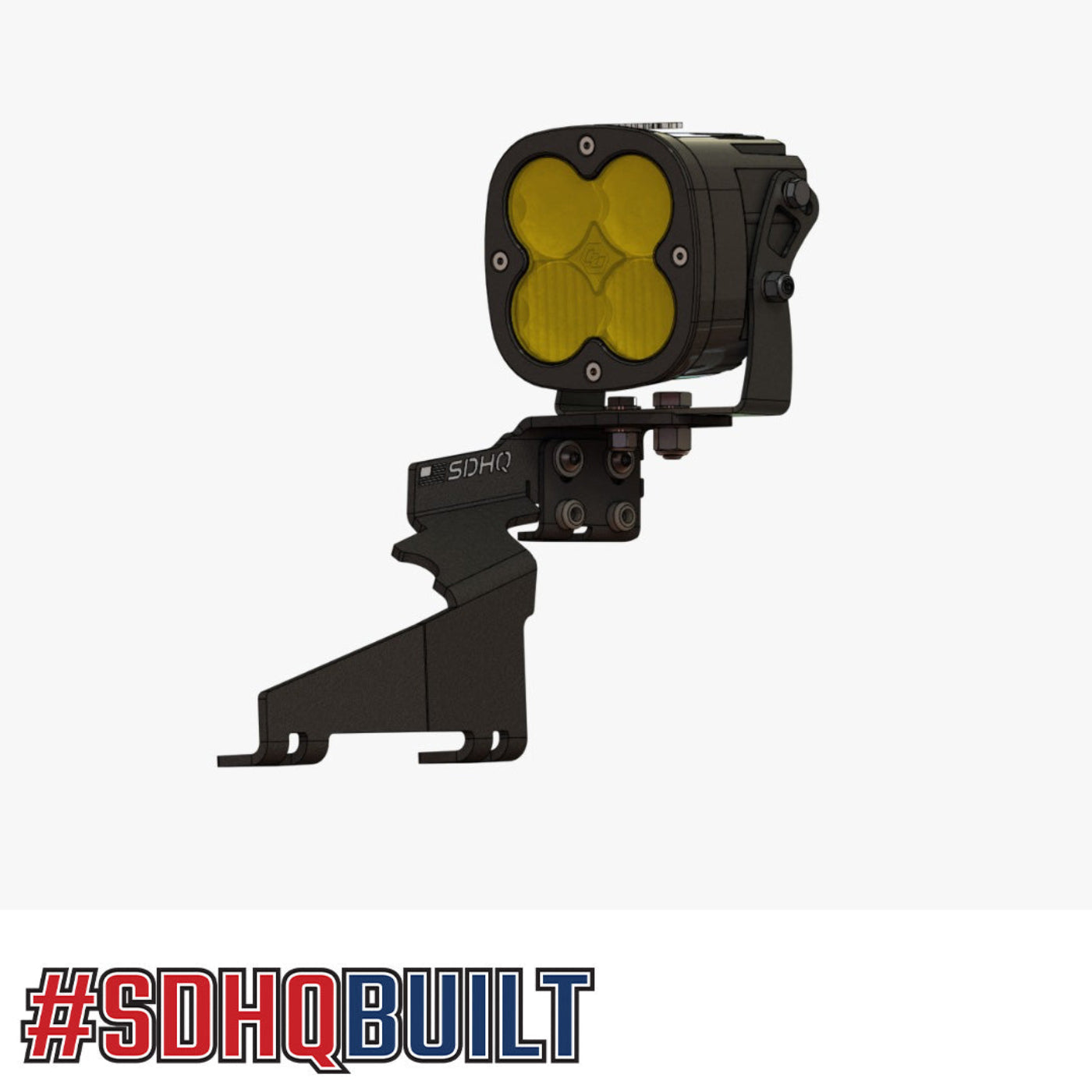 '23-26 FORD SUPER DUTY SDHQ BUILT A-PILLAR LIGHT MOUNTS design with light 