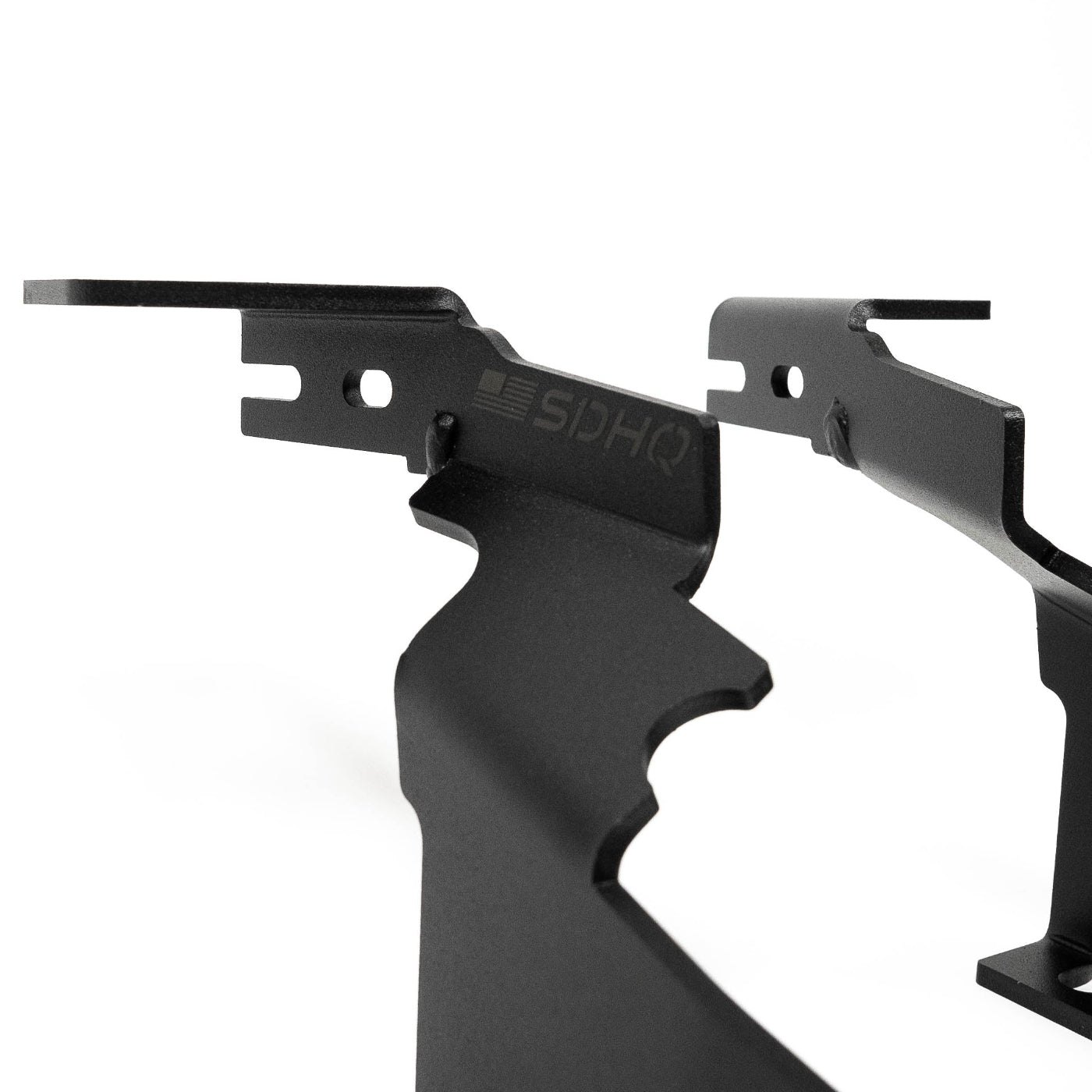 '23-26 FORD SUPER DUTY SDHQ BUILT A-PILLAR LIGHT MOUNTS display of included parts 