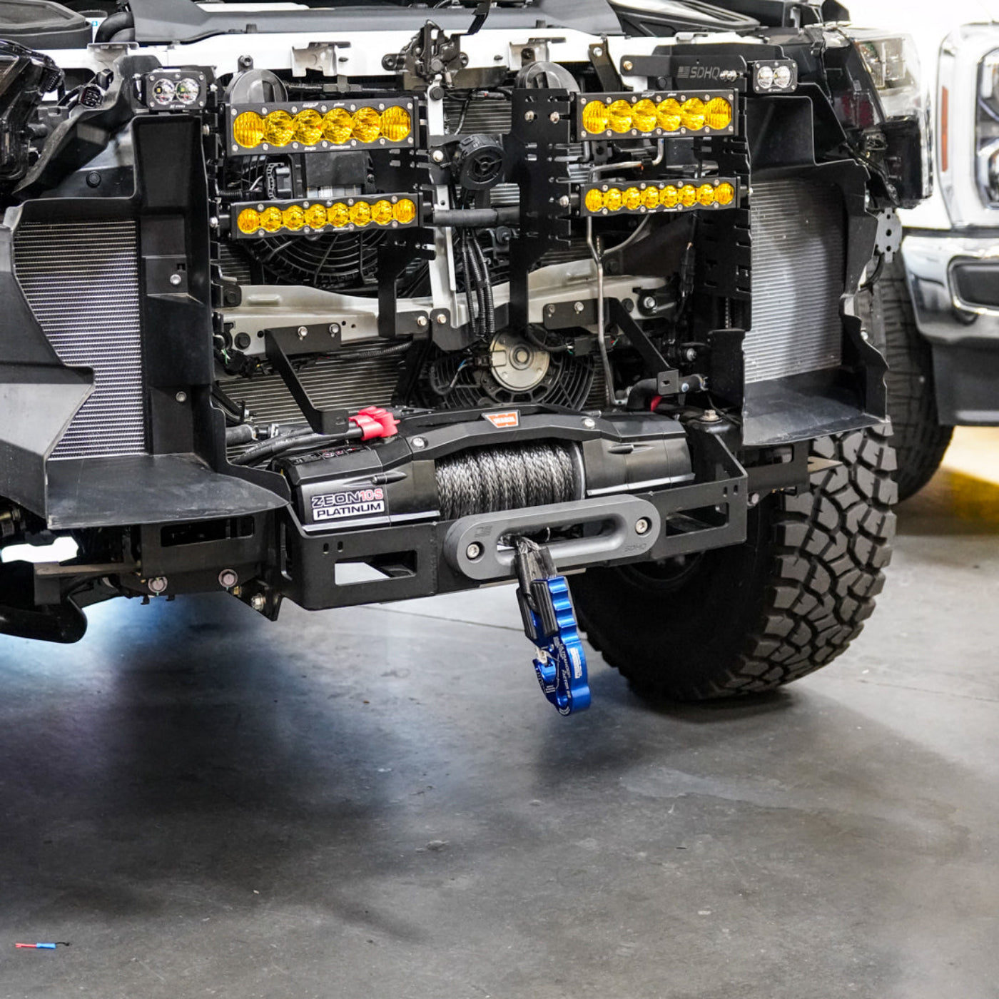 '23-24 Toyota Sequoia SDHQ Built Hidden Winch Mount installed 