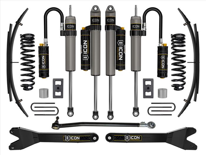 23+ FORD F250/F350 DIESEL 2.5" STAGE 4 SUSPENSION SYS RADIUS ARMS/EXPANSION PACK