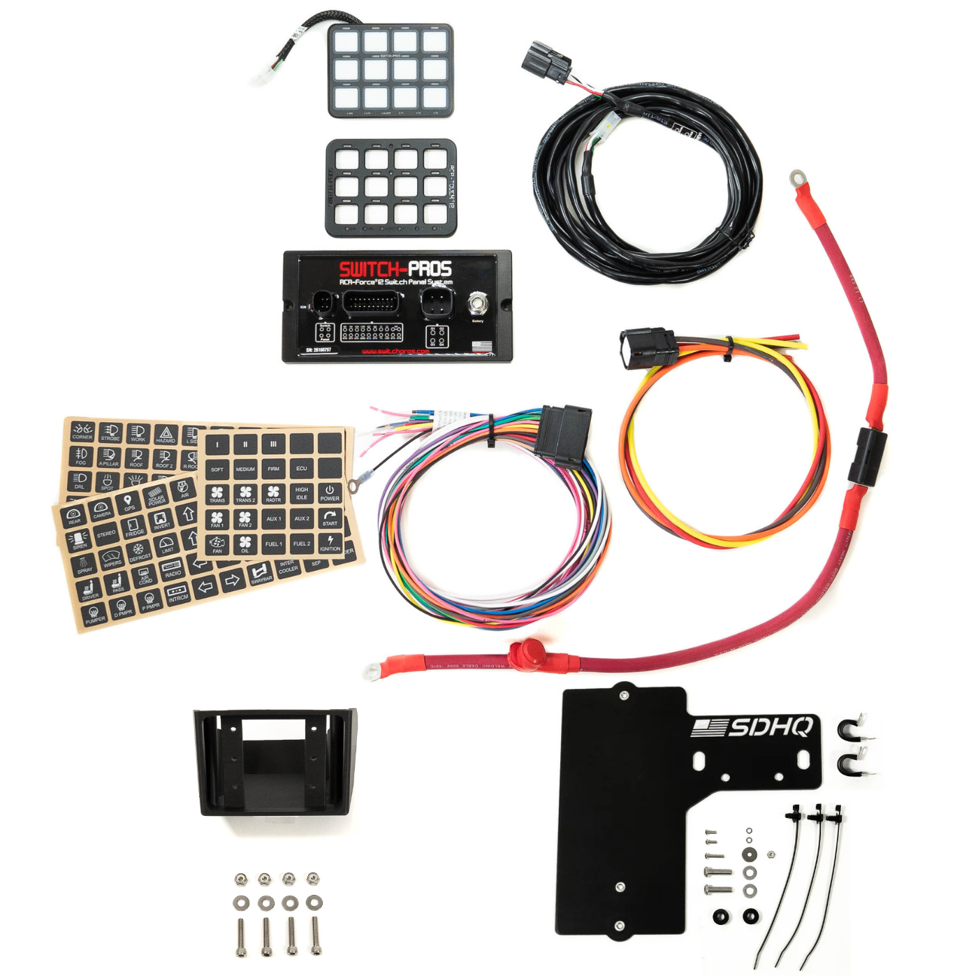 2016-2023 Toyota Tacoma SDHQ Built Complete Switch Pros RCR-FORCE-12 Mounting Kit