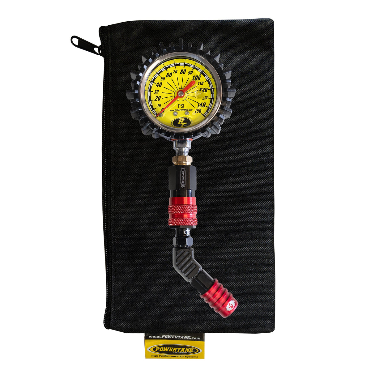 150A TPG RED - 150 psi Liquid Analog Modular Tire Pressure Gauge