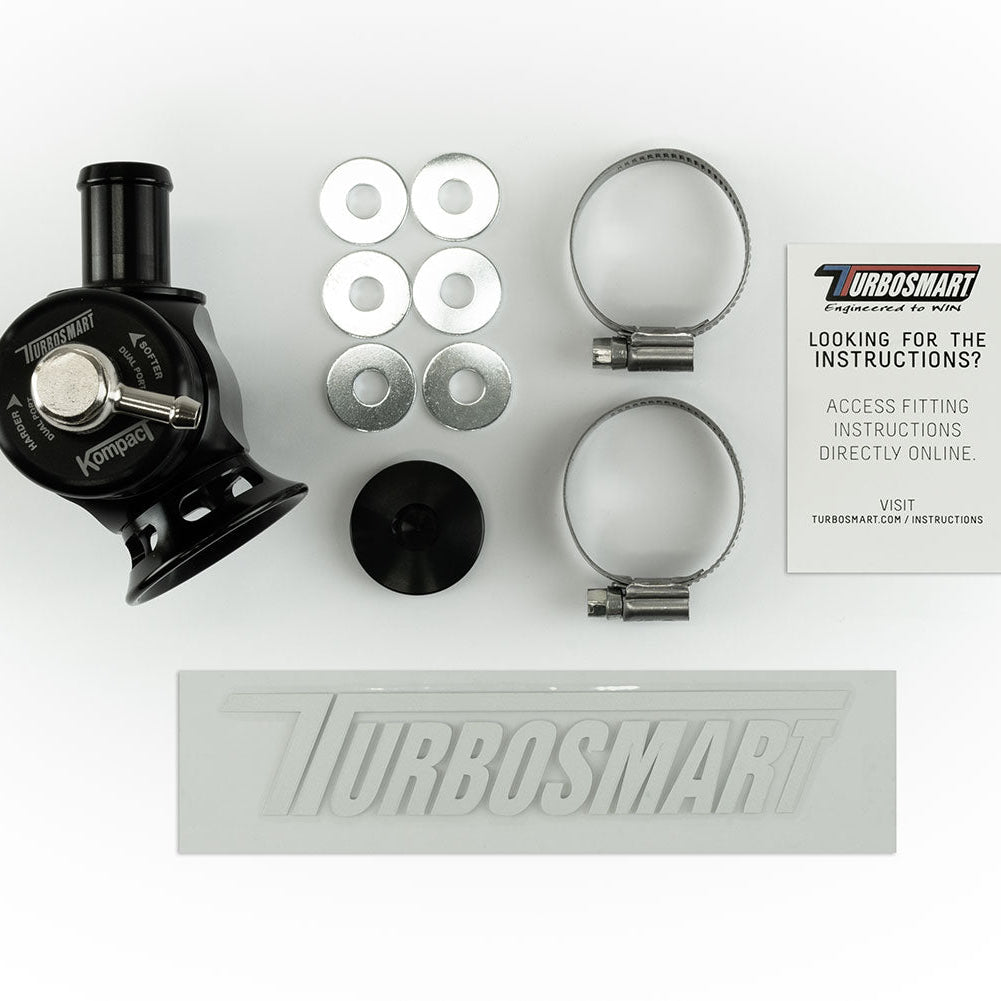 Kompact Dual Port Blow Off Valve Suit 20mm Inlet Fitting Front View