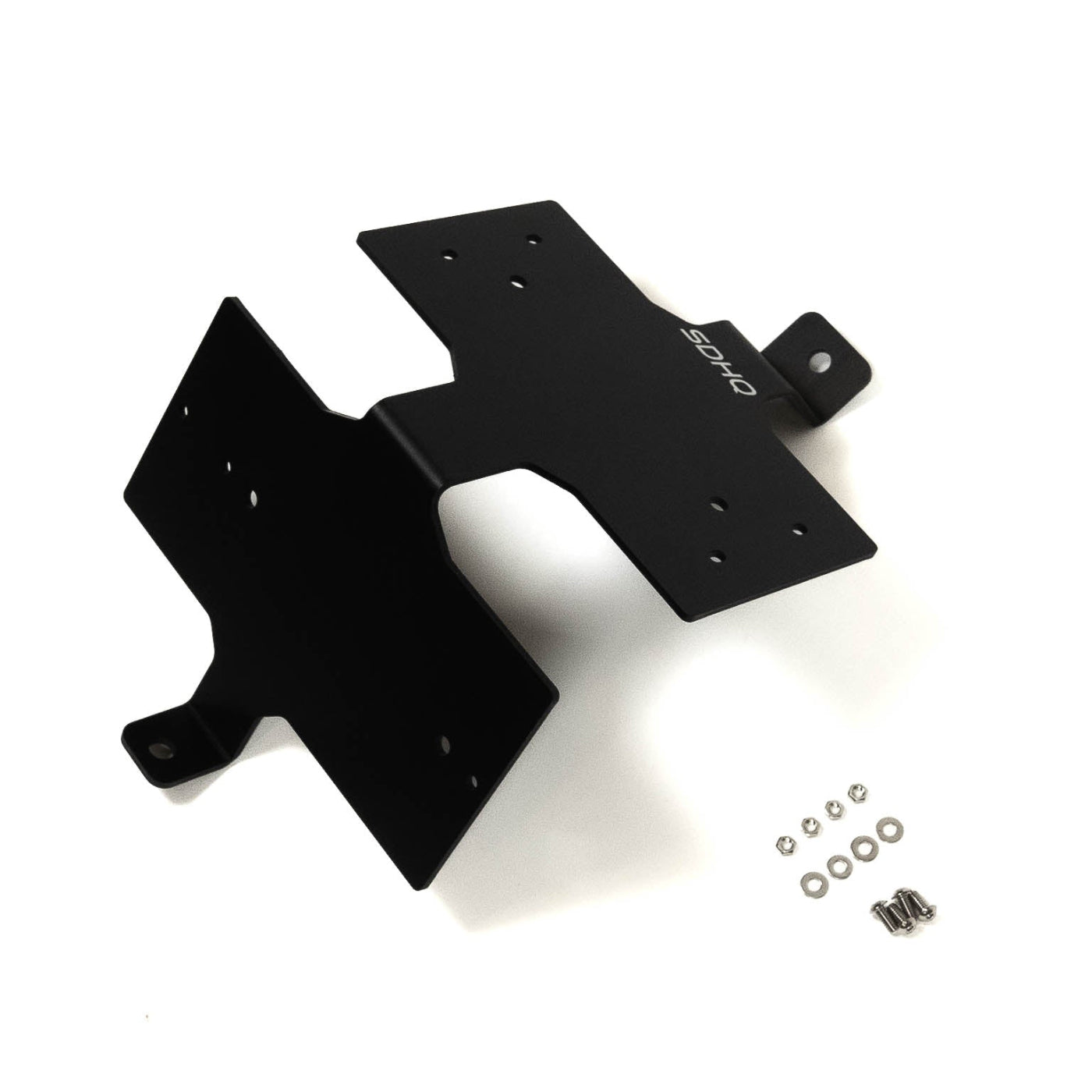 '24 Tacoma Switch Pros Power Module Mount display of included parts and hardware