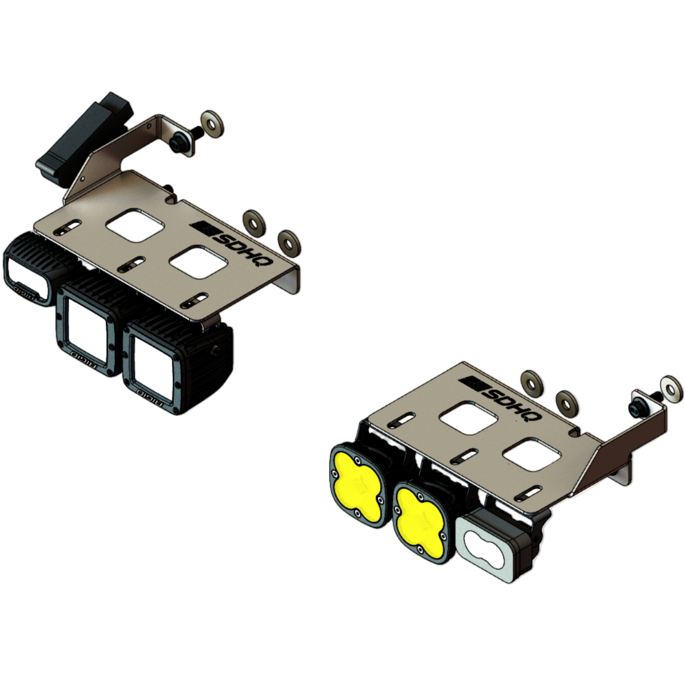 '24 Toyota Tacoma Bumper Light Mount design 