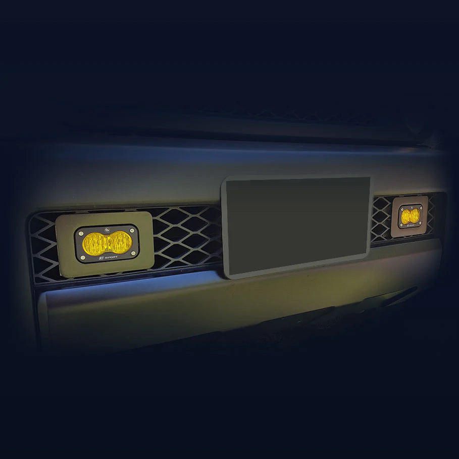 2006-2014 Toyota FJ Cruiser Grille Brackets For Baja Designs S2 Series Pod Lights