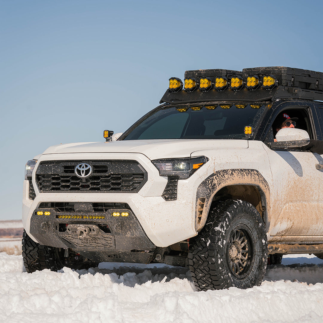 '24+ Toyota Tacoma Covert Front Bumper Display on Vehicle 