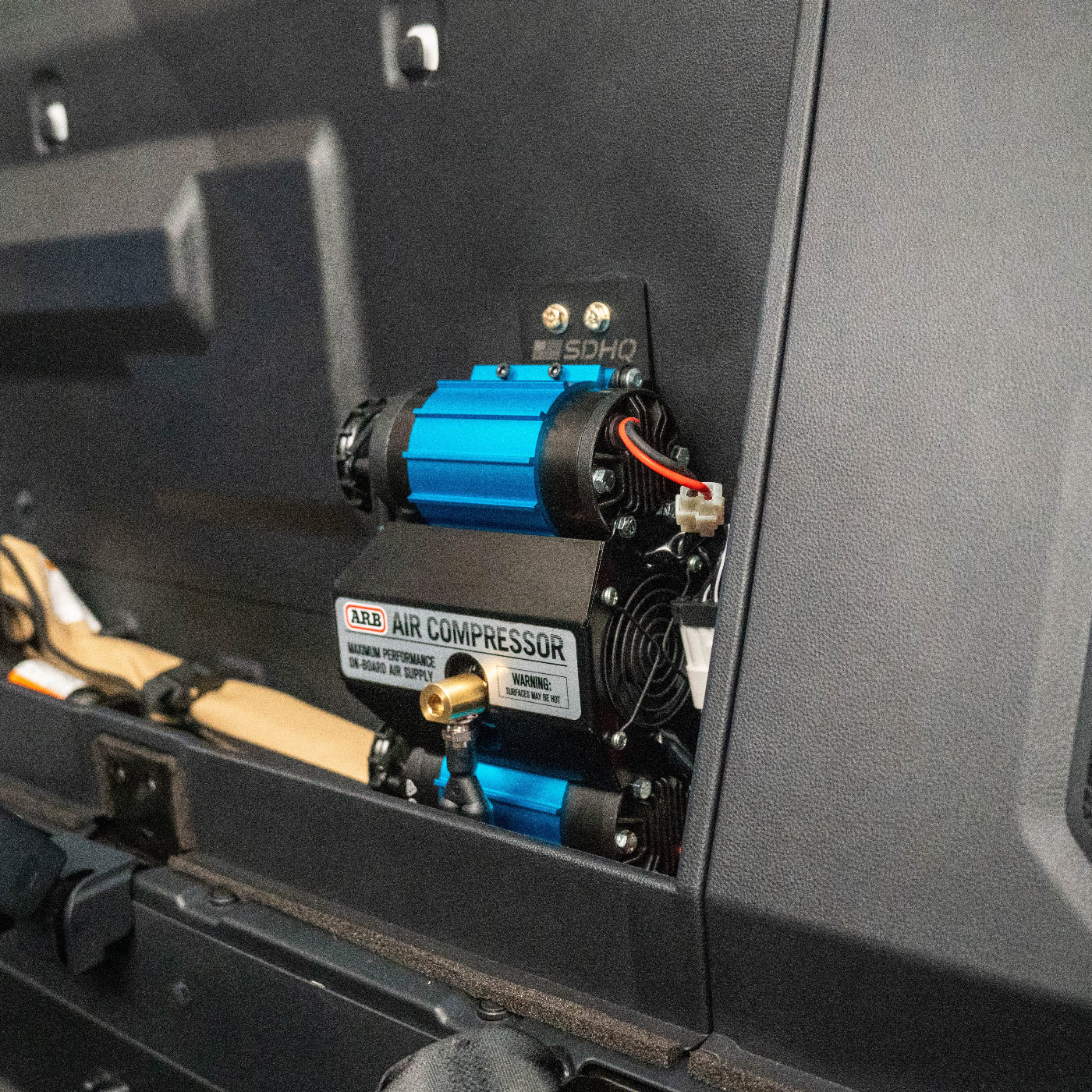 '22-25 Toyota Tundra Crew Max SDHQ Built ARB Twin Air Compressor Mount installed 