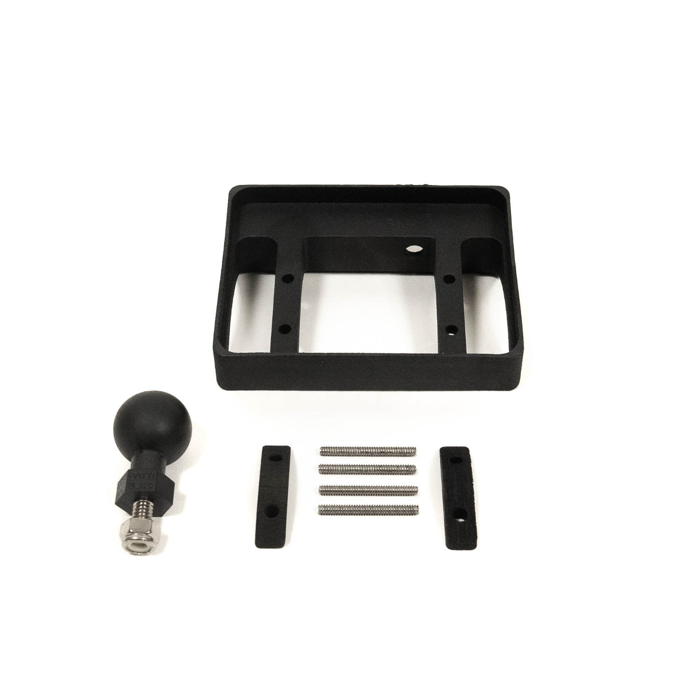 '22-24 Toyota Tundra SDHQ Built Complete Switch-Pros RCR-Force-12 Mounting Kit - display of included keypad mount parts and hardware 