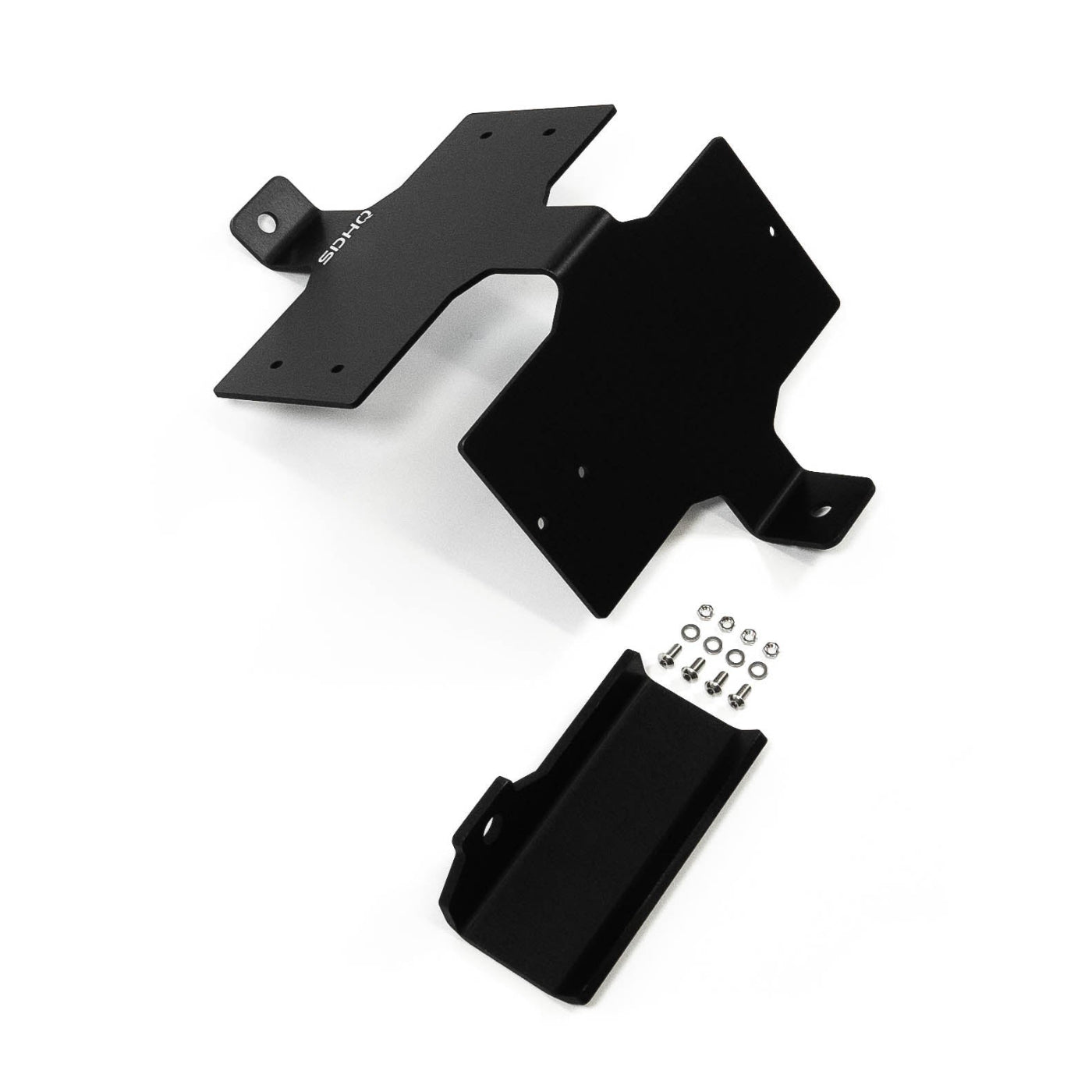 '22-24 Toyota Tundra SDHQ Built Complete Switch-Pros RCR-Force-12 Mounting Kit - display of included power module mount parts and hardware 