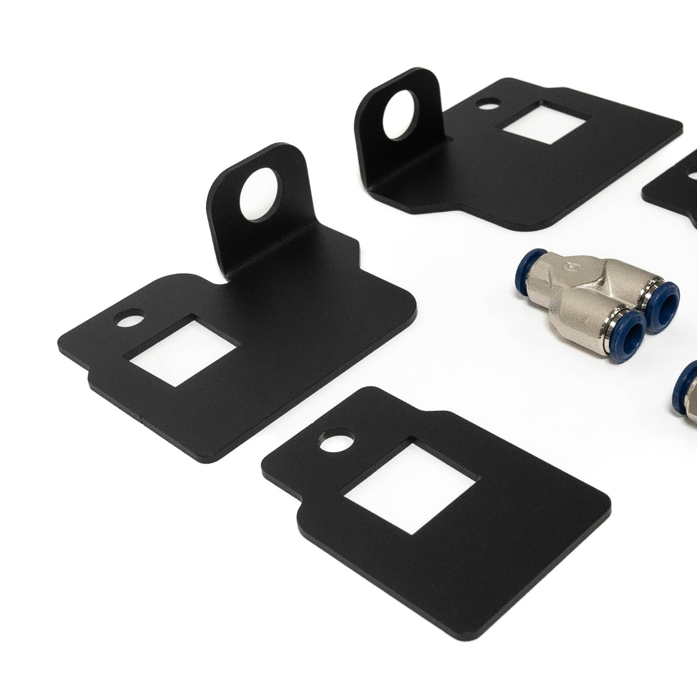 2022-2024 Tundra SDHQ Built Remote Air Chuck and Switch Mounting Kit display of included parts 