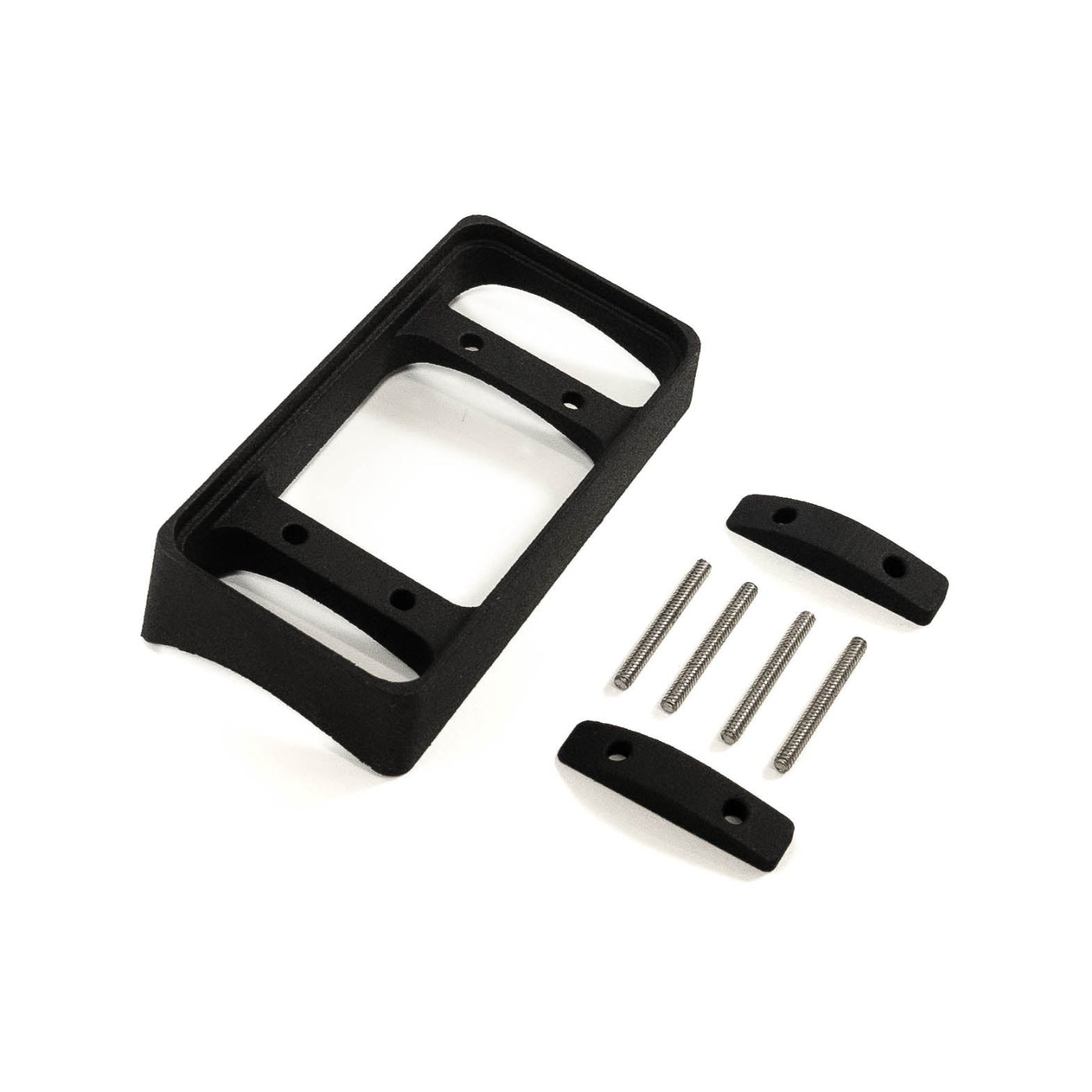 '22-24 Toyota Tundra SDHQ Built Complete Switch-Pros SP-9100 Mounting Kit display of included keypad mount parts and hardware 