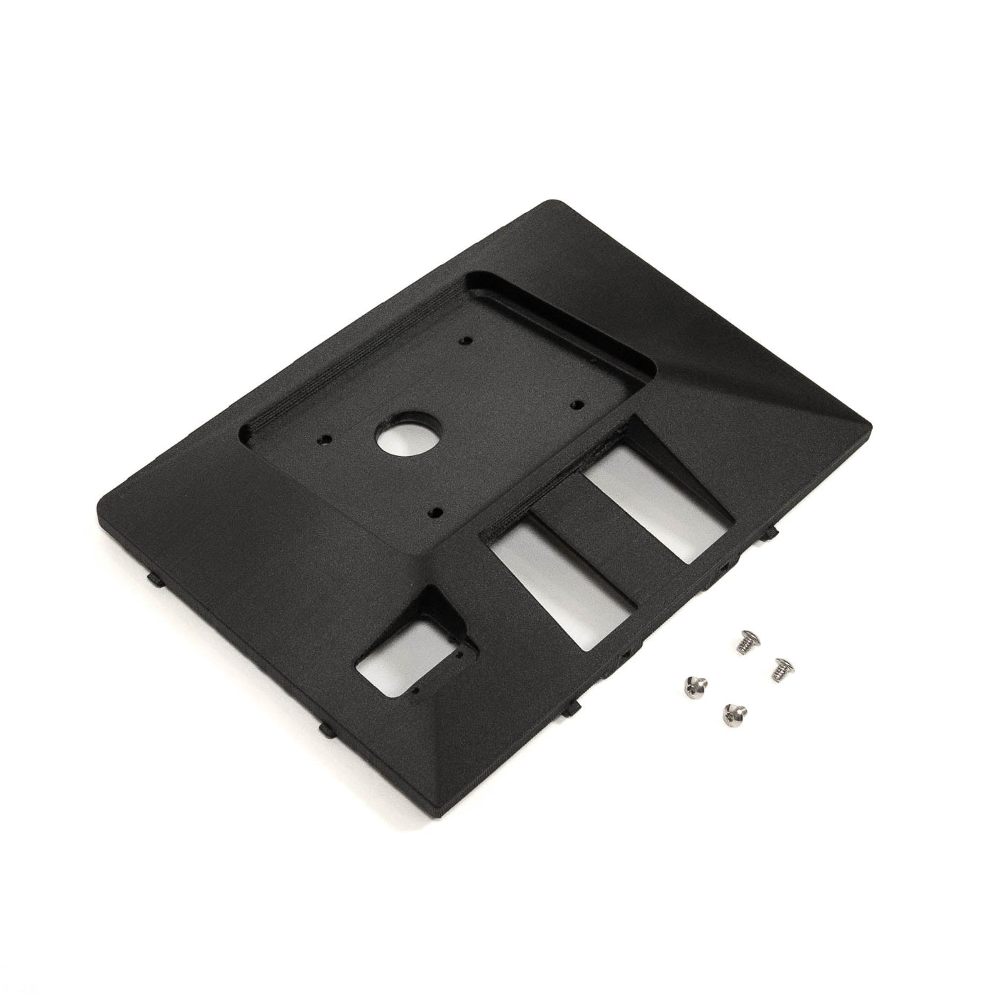 '14-21 Toyota Tundra Switch Pros RCR-12 Overhead Keypad Mount display of included parts and hardware - with SOS and Sunroof