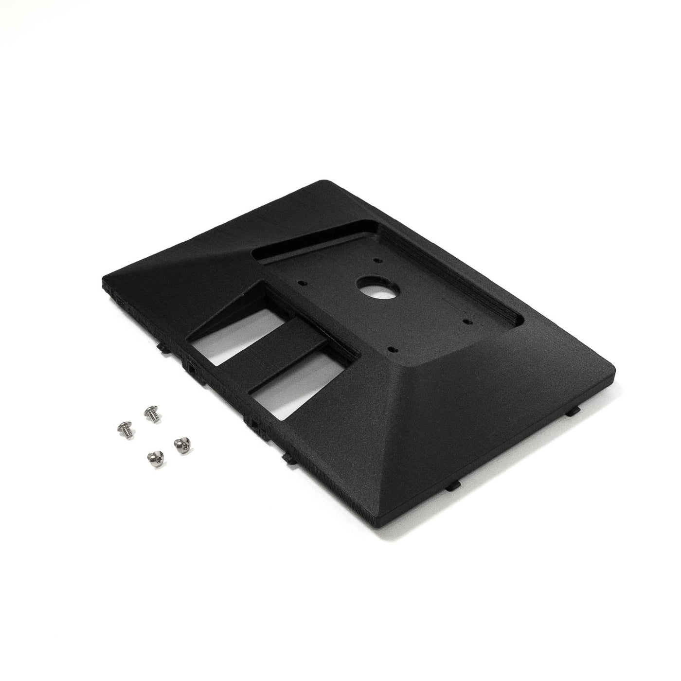 '14-21 Toyota Tundra Switch Pros RCR-12 Overhead Keypad Mount display of included parts and hardware - with Sunroof - without SOS