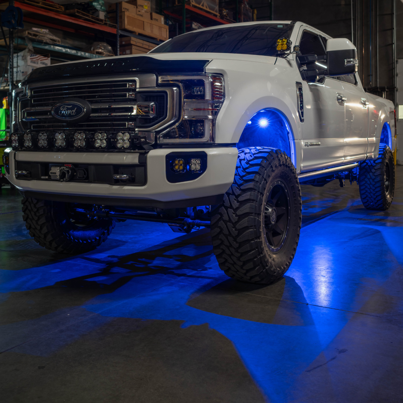 SDHQ Built Universal Dune Gear Rock/Dome Light | Mounting Tab & Backer Package installed