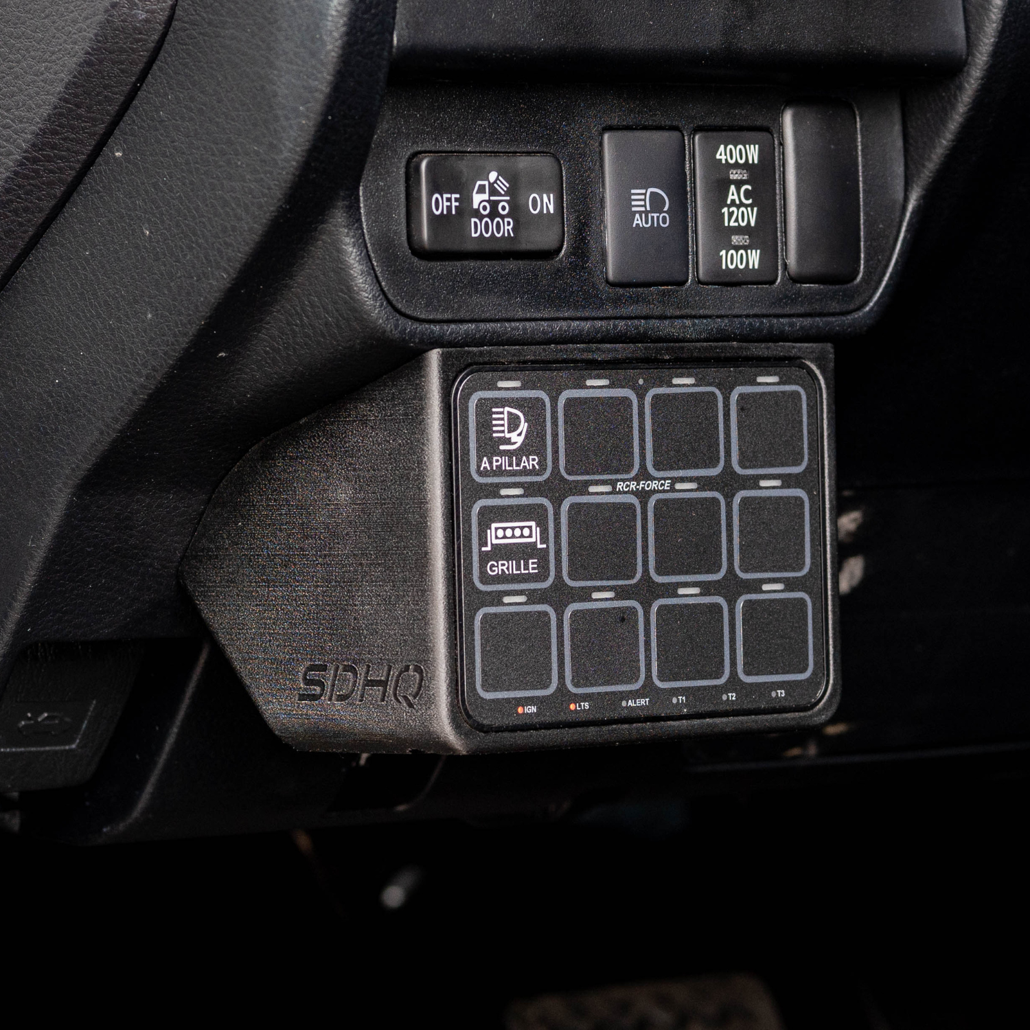 '16-23 Toyota Tacoma SDHQ Built Switch-Pros RCR-Force-12 Keypad Mount