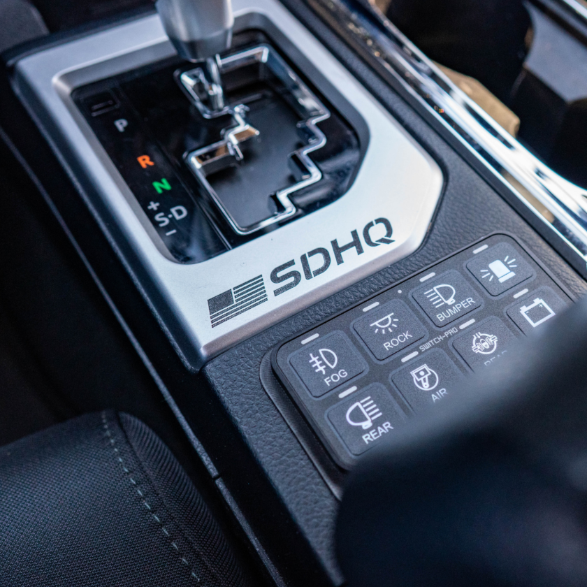 '14-21 Toyota Tundra SDHQ Shifter Panel Switch-Pros SP-9100 Keypad Mount