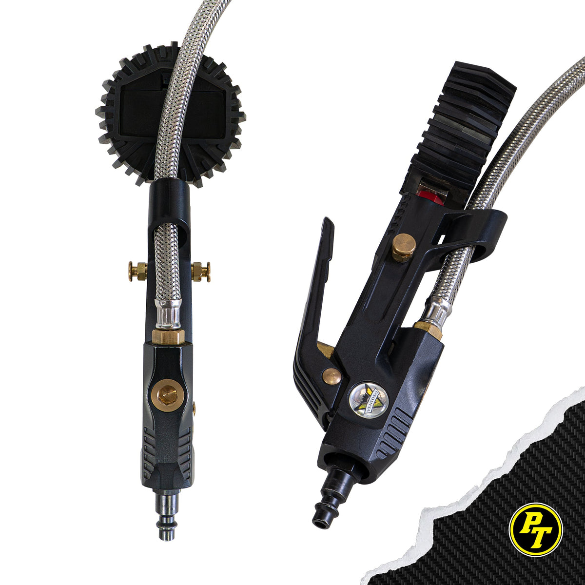 Rubicon RED - 60 psi Digital Ventoso™ Modular Tire Inflator Gauge