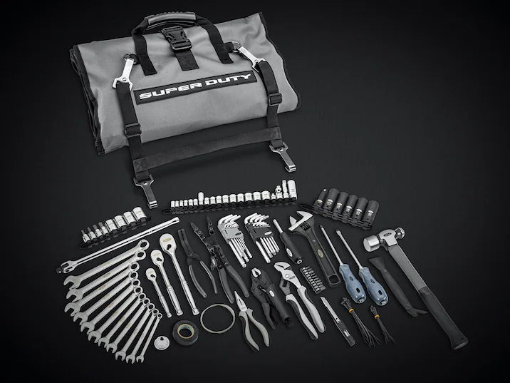 Ford Superduty Roll-Up Tool Kit Front View