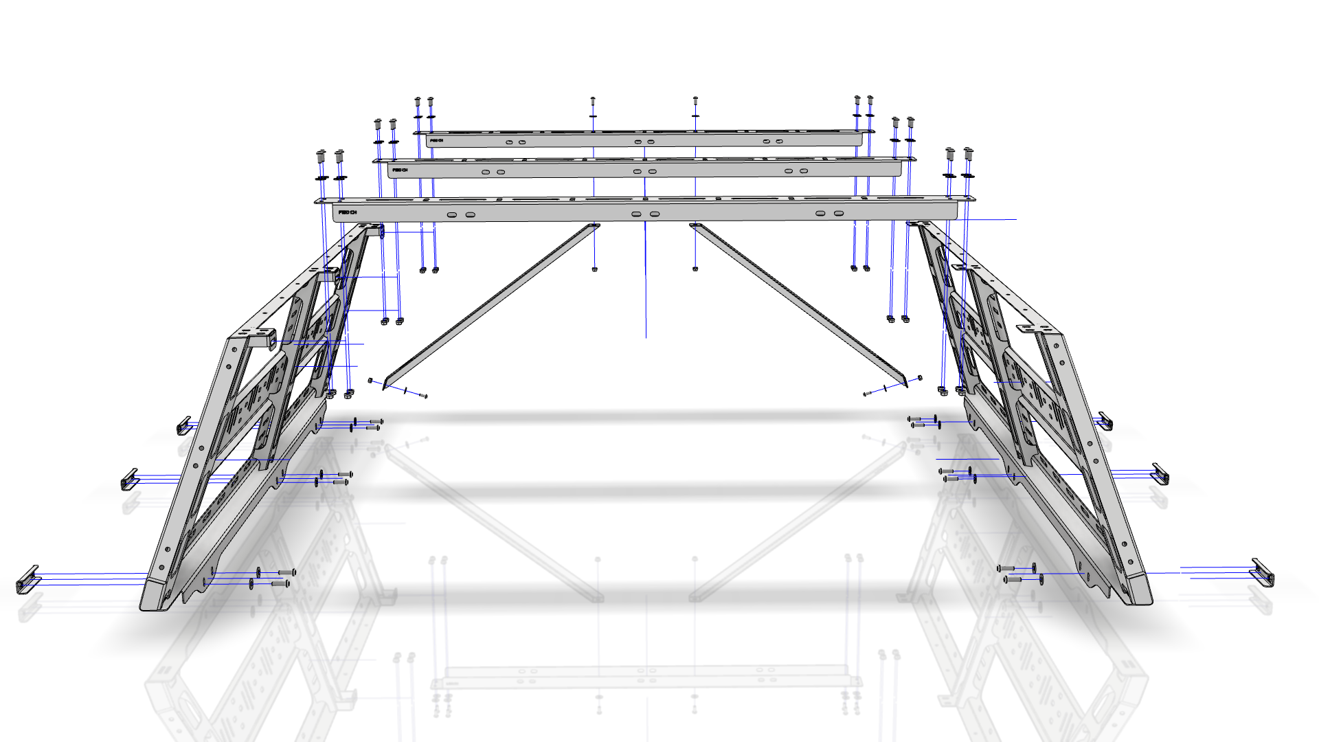 Ford F-150 5.6′ Bed Rack 2004-2020