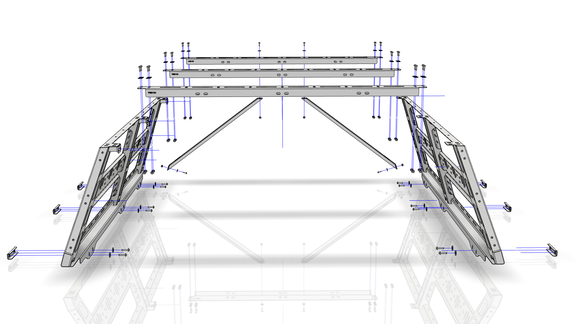 Ford F-150 6.5′ Bed Rack 2004-2020