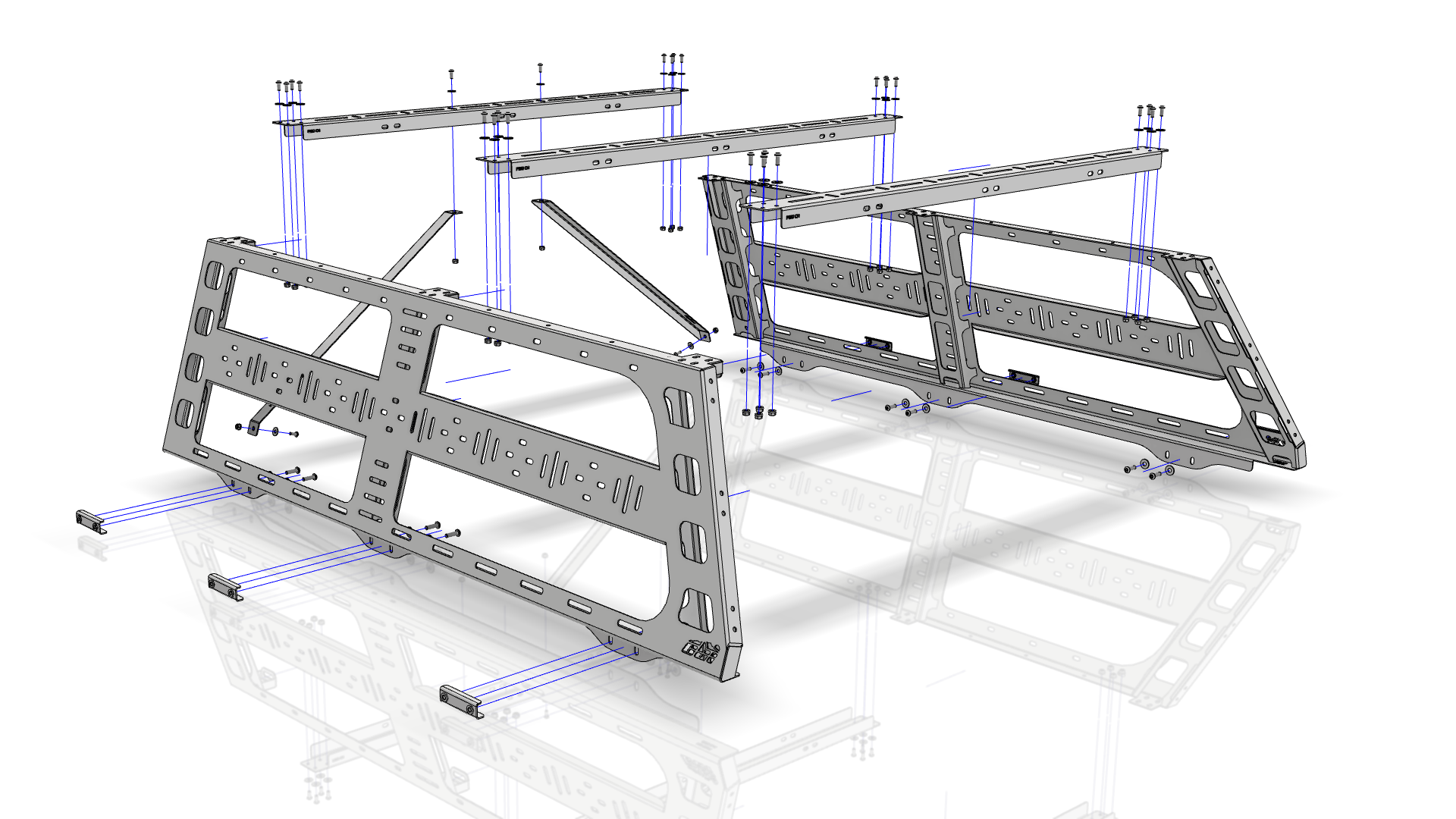 Ford F-150 5.6′ Bed Rack 2004-2020