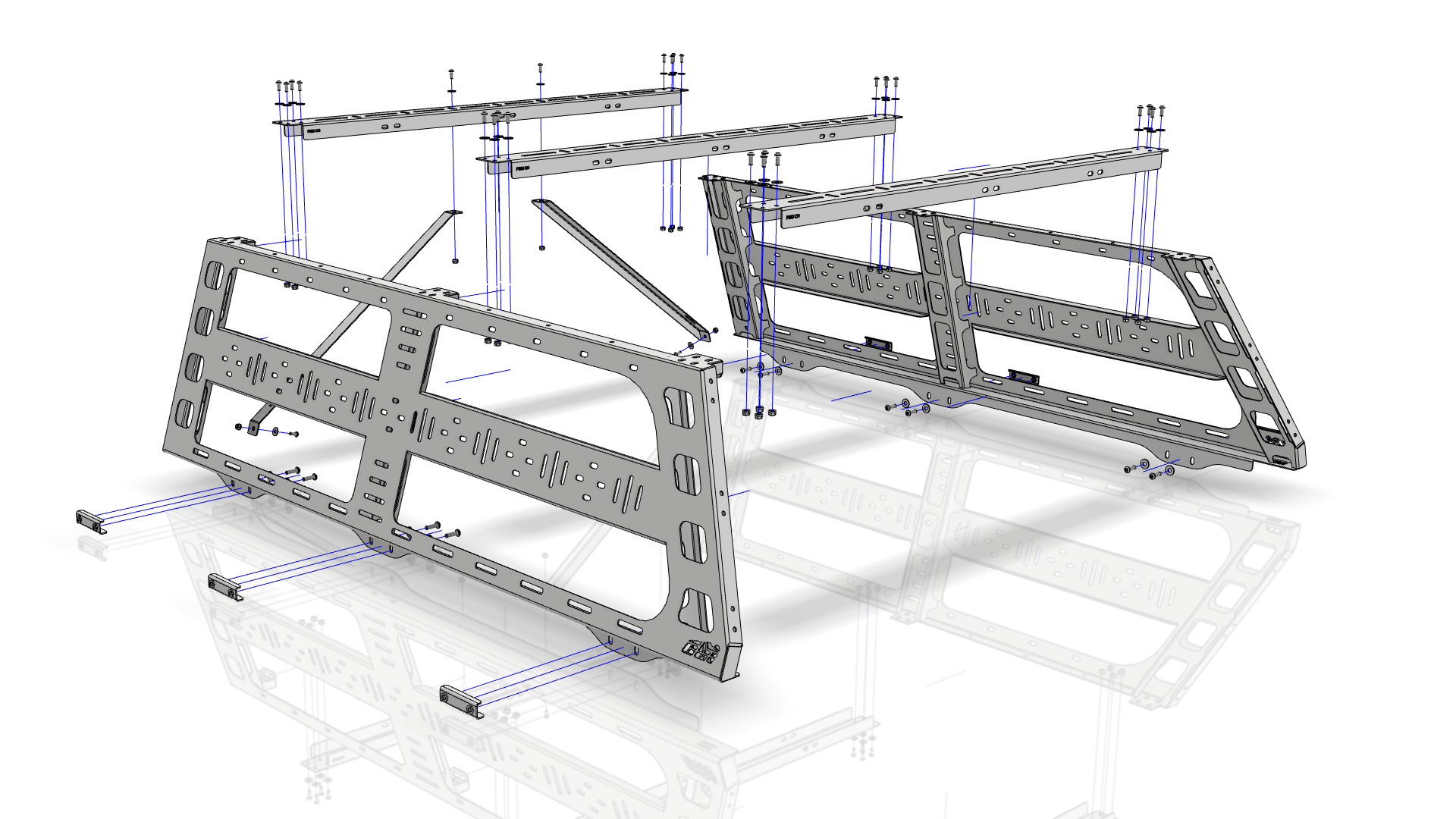 Ford F-150 6.5′ Bed Rack 2004-2020