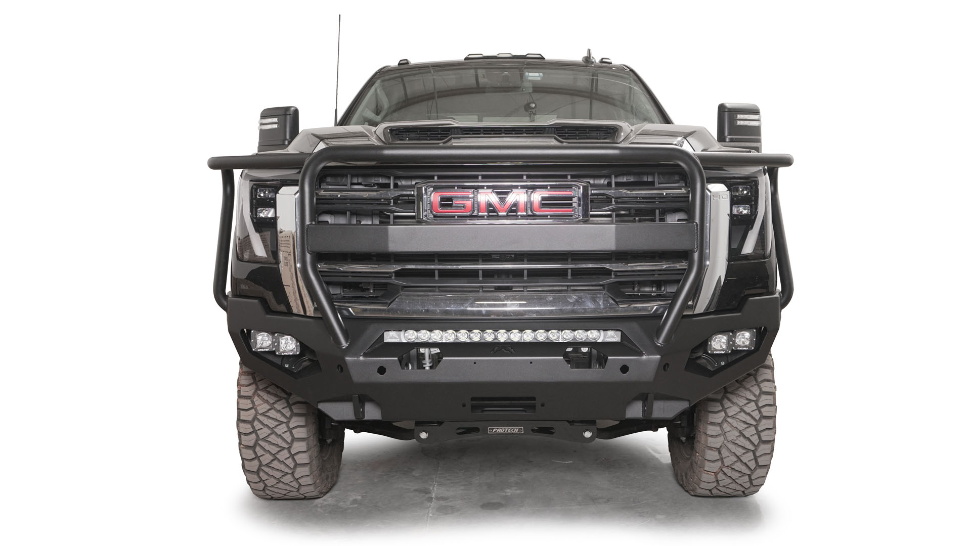 '24+ GMC 2500/3500 HD Matrix Front Bumper Display on Vehicle 