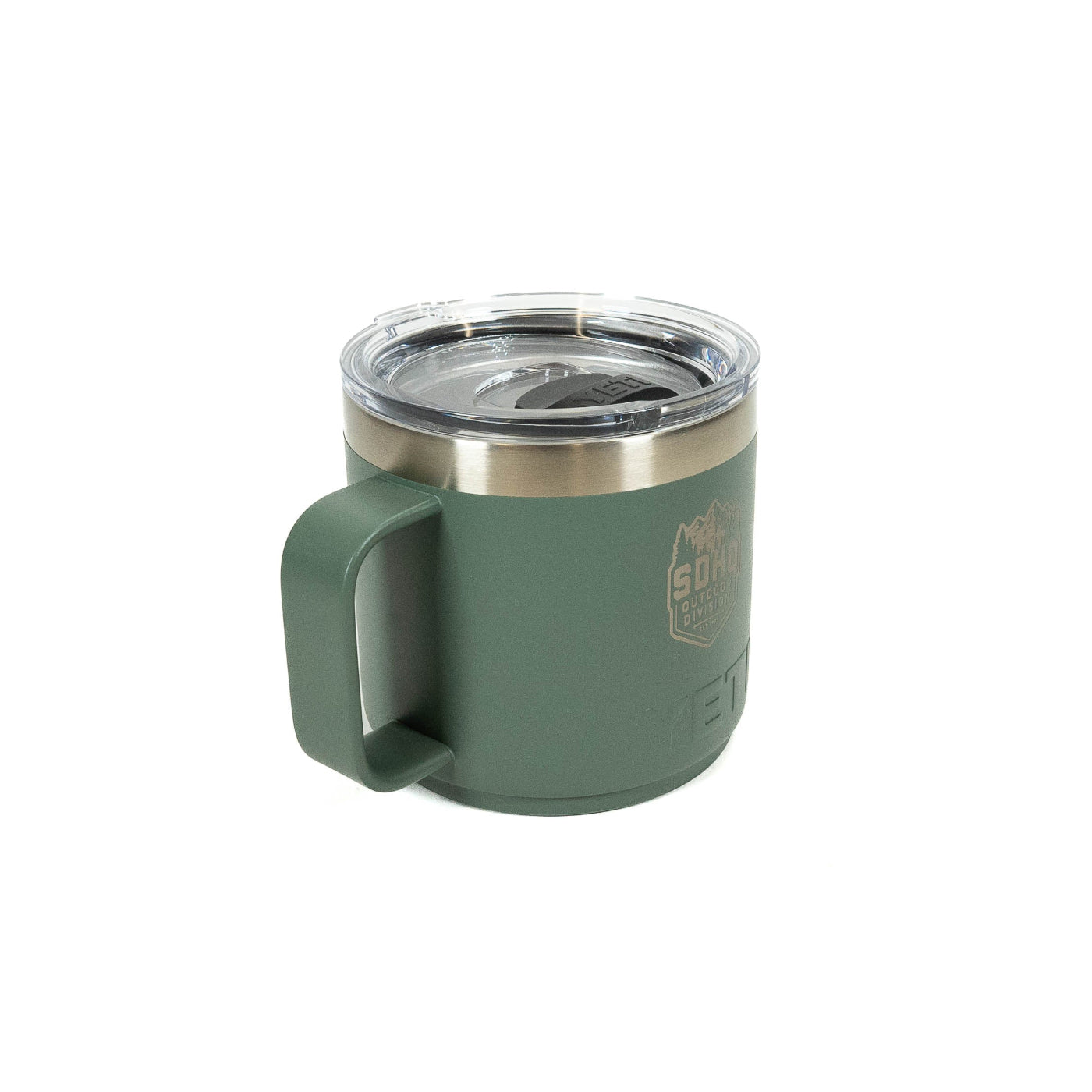 SDHQ Outdoor Division Yeti Rambler 14oz Stackable Mug w/ MagSlider Lid | Camp Green