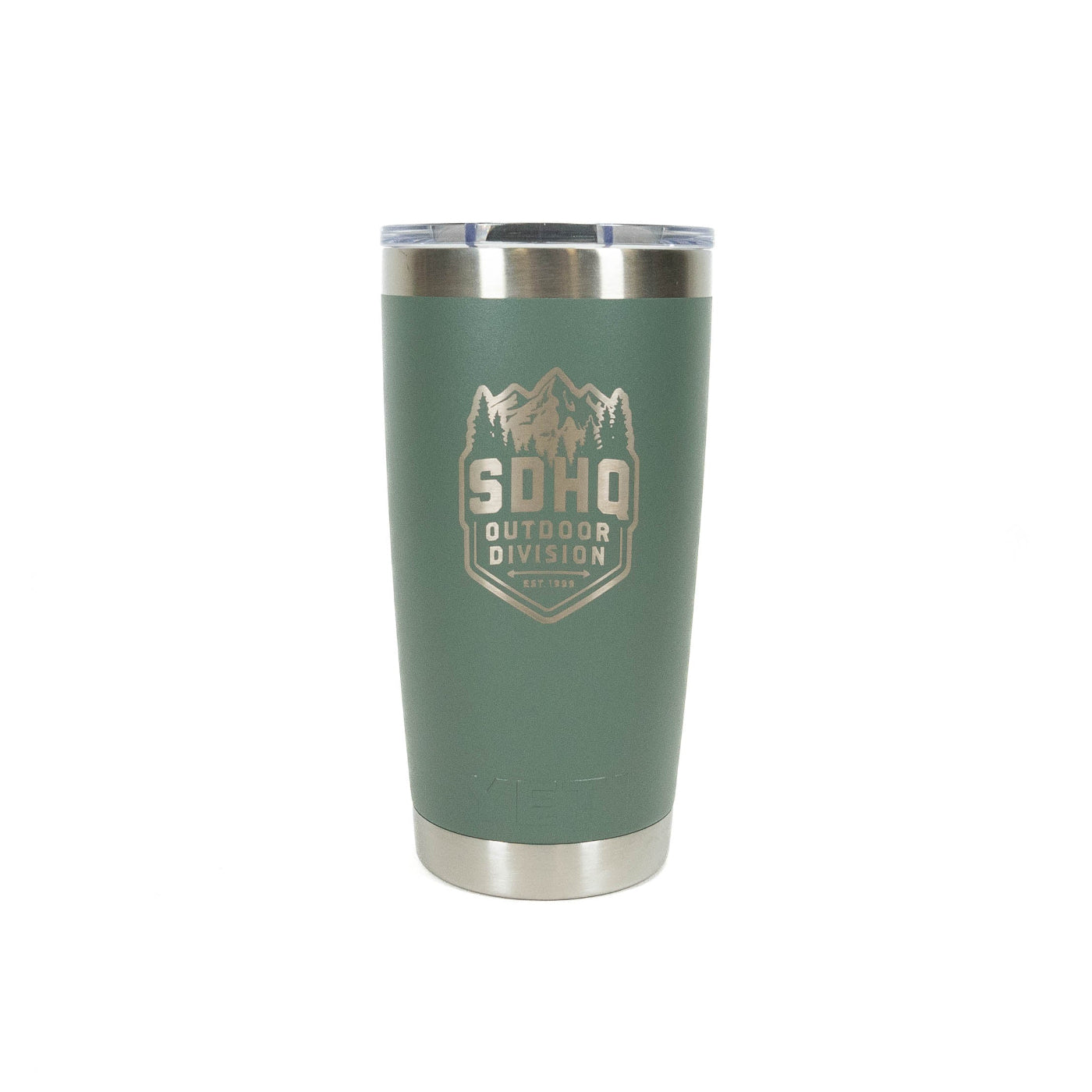 SDHQ Outdoor Division Yeti Rambler 20oz Tumbler with MagSlider Lid | Camp Green