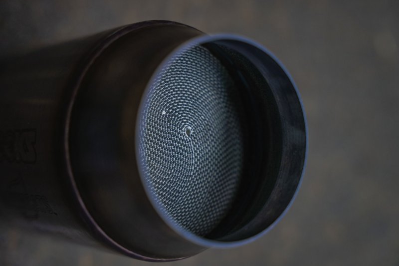 1-7/8" Header and GREEN Connection Kit. 2009-2018 Dodge/Ram 1500 5.7L HEMI Front View