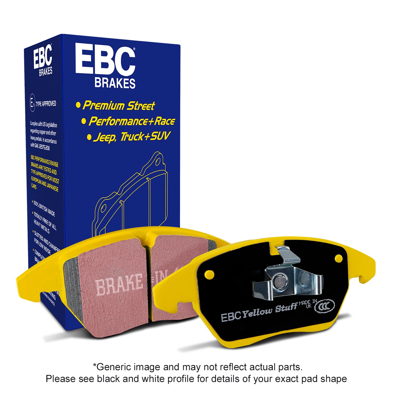 '07-21 Toyota Tundra EBC Yellowstuff-Rear Brakepads