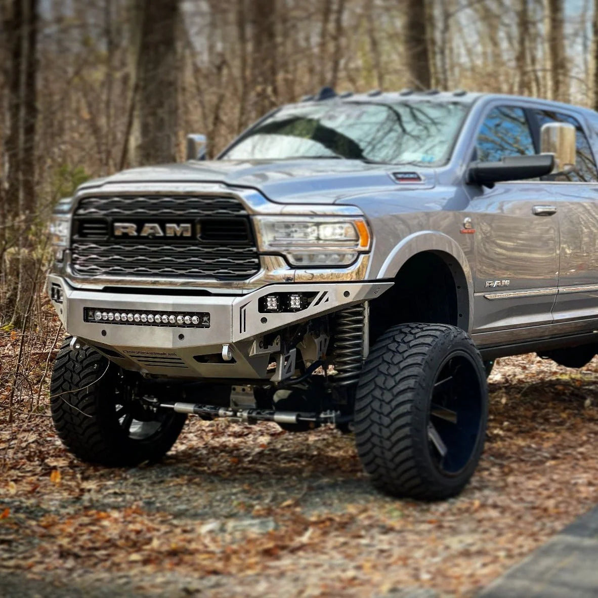 2019-2025 RAM 2500/3500 OCTANE SERIES FRONT BUMPER Front View