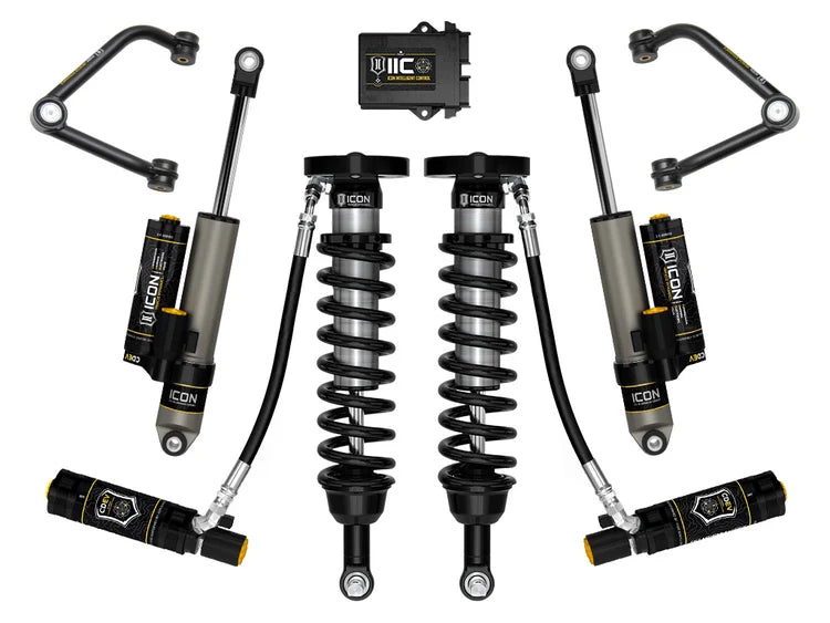 ICON 2019-2026 Chevrolet Silverado 1500/GMC Sierra 1500, 1.5-3.5" Lift, Stage 6 Suspension System, Tubular