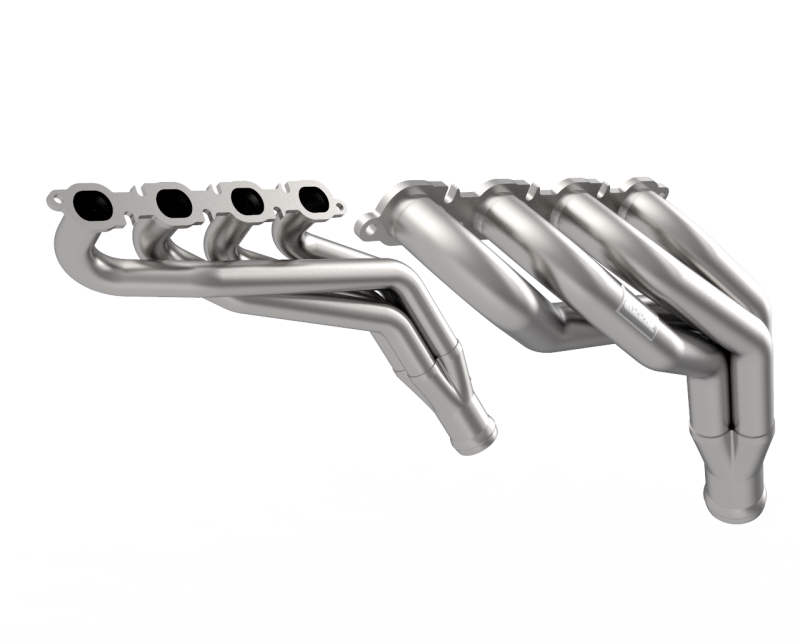 1-7/8" x 3" Stainless Steel Headers 2020-2022 F250/F350 Super Duty 7.3L (Gas) Front View
