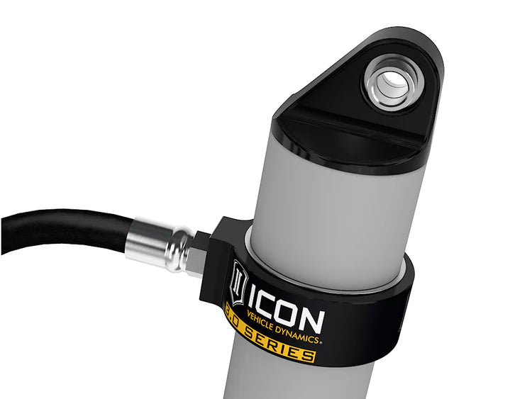 ICON 2011-2026 GM 2500/3500 HD, 0-2" Lift, Rear, V.S. 3.0 Series Shock Absorbers, Remote Reservoir w/ CDXS, Pair