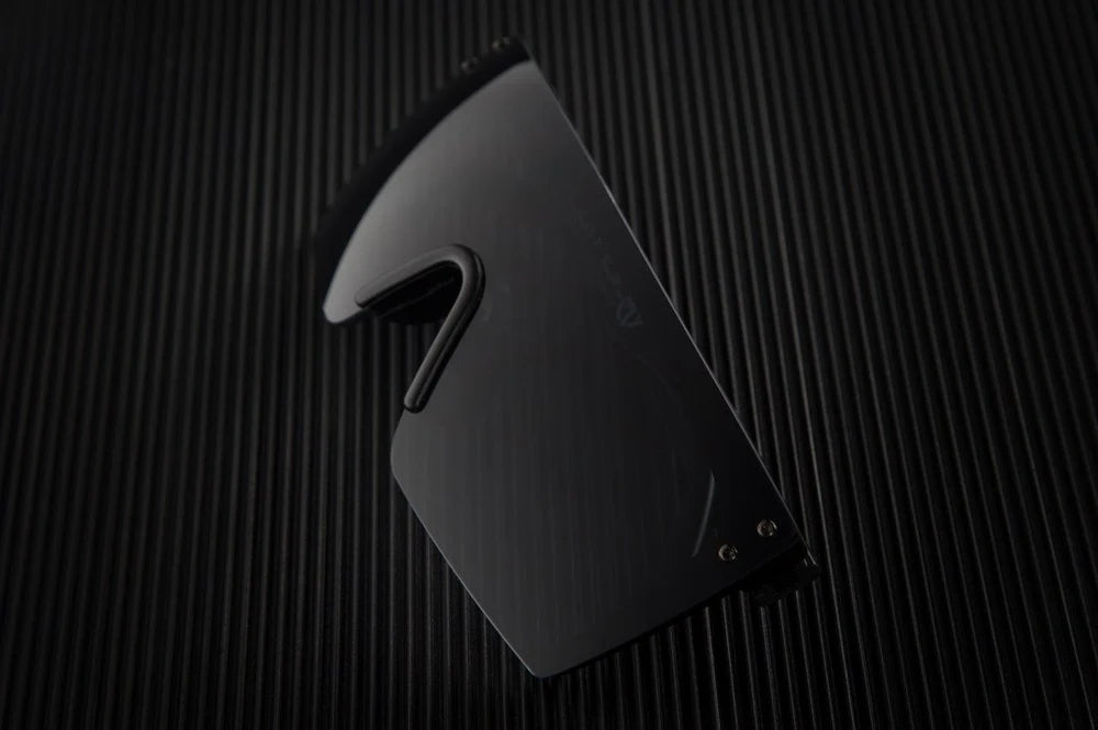 Lazer Face H2O | Black Frame - Black Lens Front View