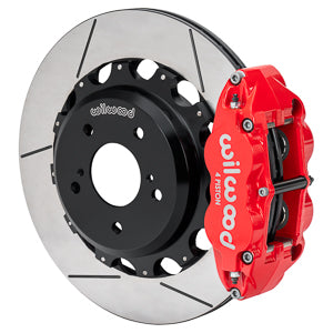 Forged Narrow Superlite 4R Big Brake Rear Brake Kit For OE Parking Brake RED Skyline R33 | 17" Wheel Diameter Minimum