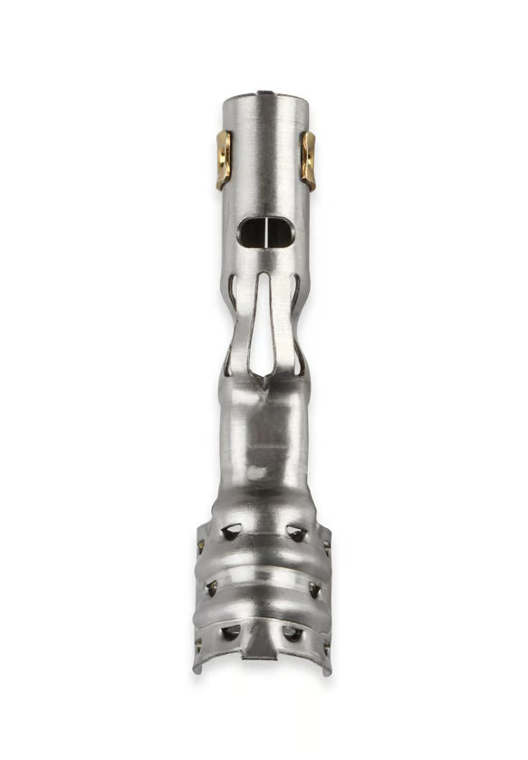 Super Conductor Spark Plug Wire, Black 8.5mm, 50 Ft Front View Silver