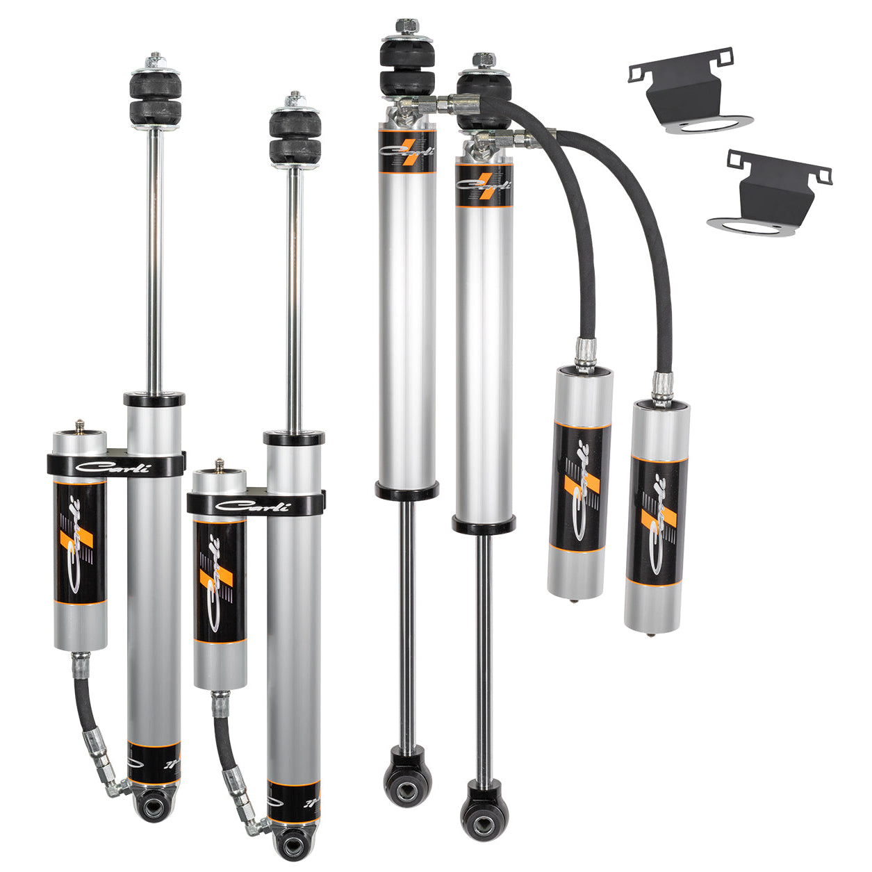 2014+ Ram 2500 Backcountry Leveling Shock Package Display of Included Parts 