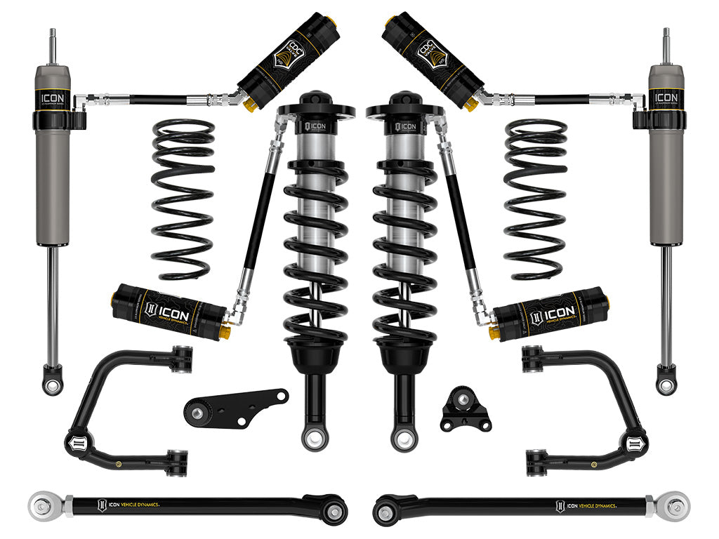 ICON 2024 Toyota Tacoma 1.25-3" Lift, Stage 8 Suspension System, Tubular UCA