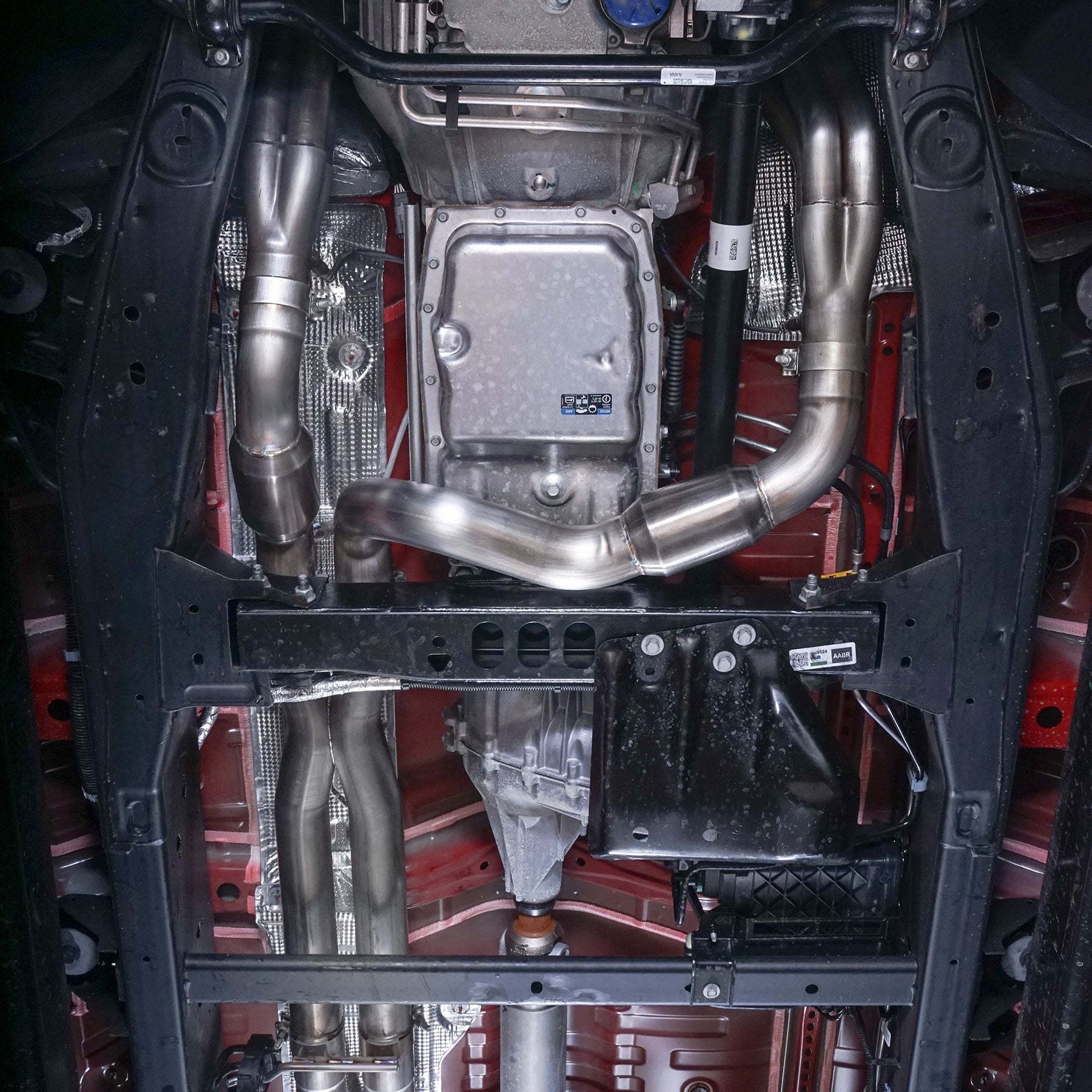 2019-21 Silverado Long Tube Header Kit Front View