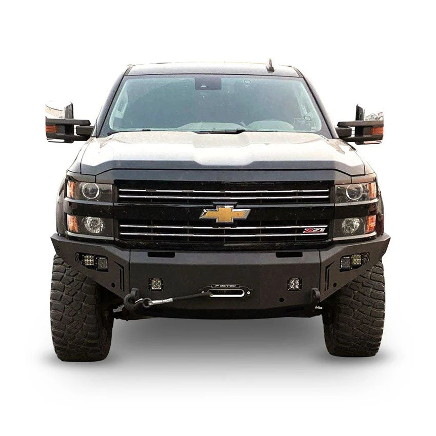2015-2019 CHEVY SILVERADO 2500/3500 OCTANE FRONT WINCH BUMPER Front View