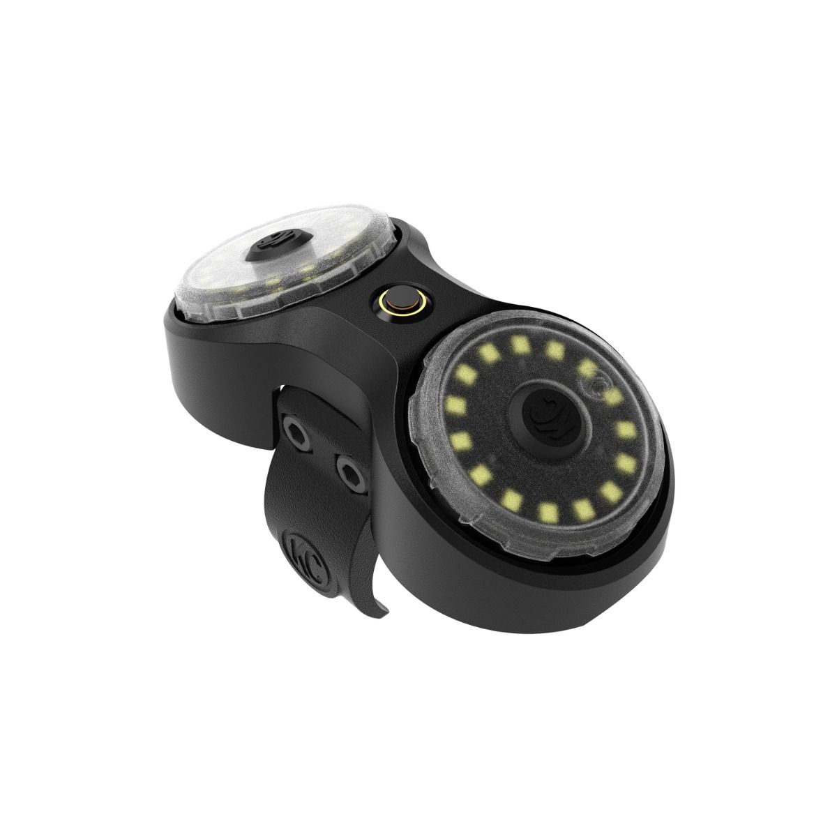 Dual Cyclone Dome Light Tube Clamp Claw Bundle - For Roll Cages
