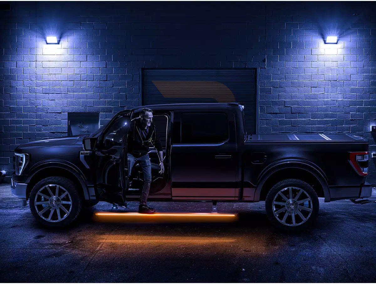 AMP Research PowerStep Vision 17'-19' F250/F350 Side View