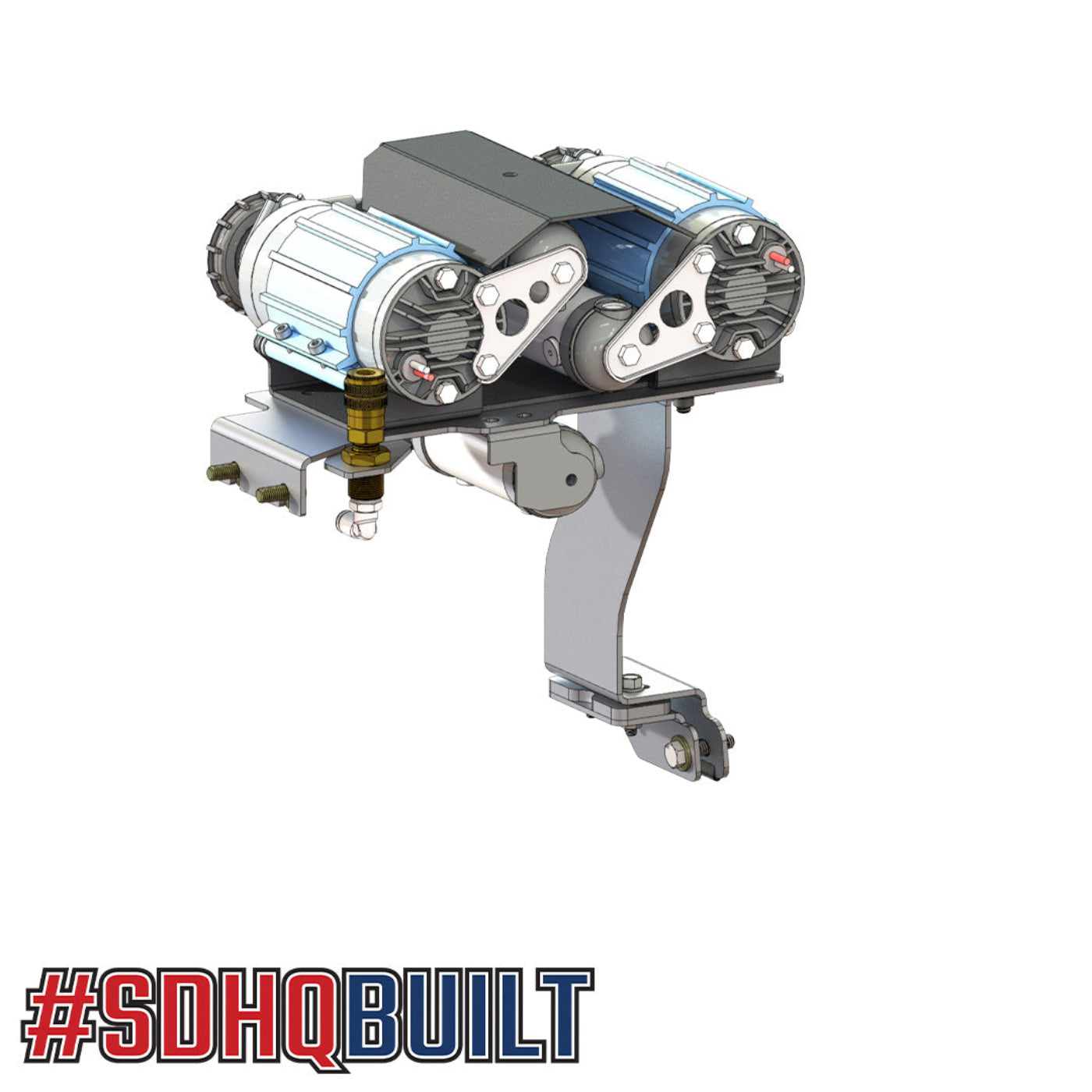 '10-23 Toyota 4Runner / '10-23 Lexus GX460 SDHQ Built Compressor Air Chuck Mount Add-On design