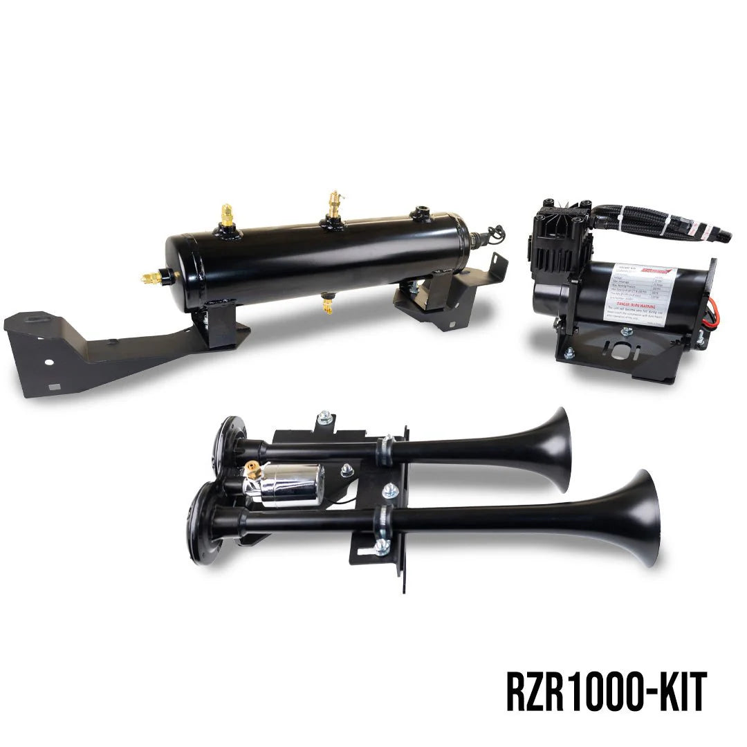 DIRECT FIT AIR HORN AND ONBOARD AIR SYSTEMS FOR 2014-2023 POLARIS RZR 1000