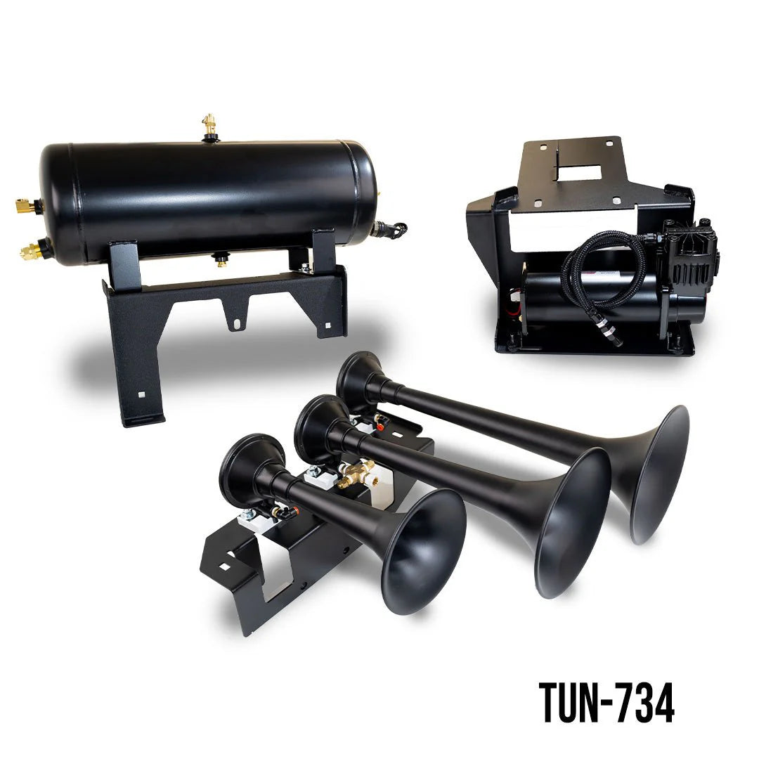DIRECT FIT TRAIN HORN AND ONBOARD AIR SYSTEMS FOR 2007-2021 TOYOTA TUNDRA